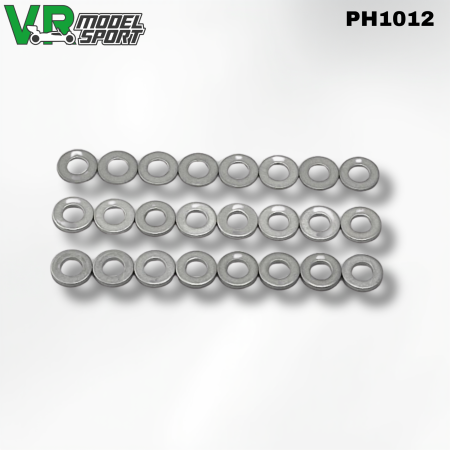 rondelle 1mm/1,5mm/2mm x24