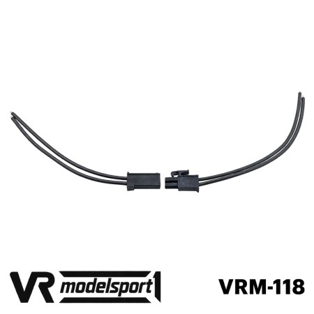 Prises de connexion récepteur / batterie RX mâle et femelle – VR Modelsport VRM-118