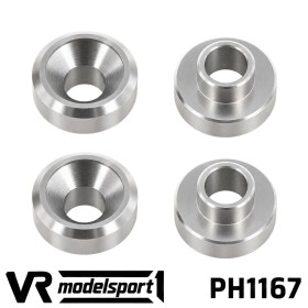 Rondelles de fixation pour gros servo PHOENIX / SPHINX – VR Modelsport PH1167