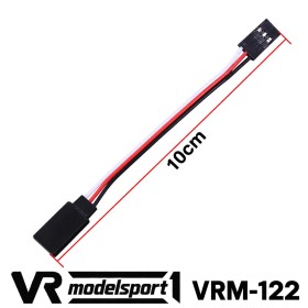 Rallonge de servo avec prise Futaba 10 cm – VR Modelsport VRM-122
