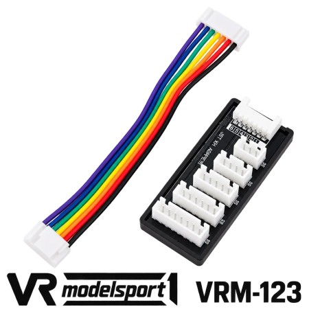 Plaque d’équilibrage pour batterie LiPo 1S à 6S – VR Modelsport VRM-123