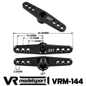 Palonnier en aluminium 25 dents – VR Modelsport VRM-144