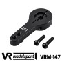 Palonnier de servo de direction 25T noir – VR Modelsport VRM-147
