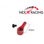 Palonnier de servo rouge pour servo AGF RC A06CLS micro b NEXX RACING