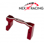 Support de servo alu rouge pour micro b (pour servo AGF RC A06CLS ) NEXX RACING