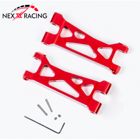 Triangle arrière aluminium rouge pour micro b NEXX RACING