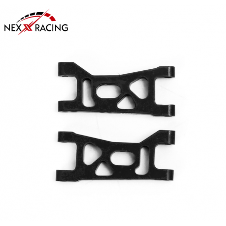 Triangle avant aluminium noir pour micro b NEXX RACING