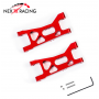 Triangle avant aluminium rouge pour micro b NEXX RACING