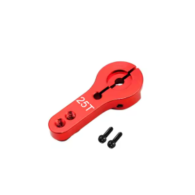 Palonnier de servo de direction 25T rouge