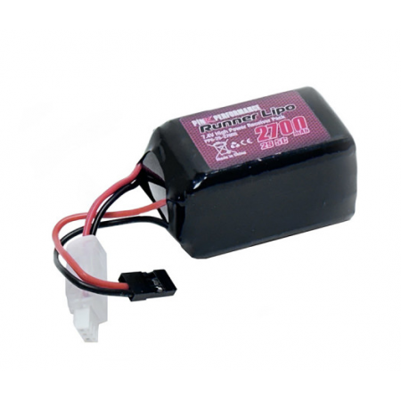 Pink Performance - Batterie lipo Récepteur Runner 2S 7,4V 2700mAh