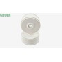 Jantes blanches 132 mm hexagone 24 mm GRP