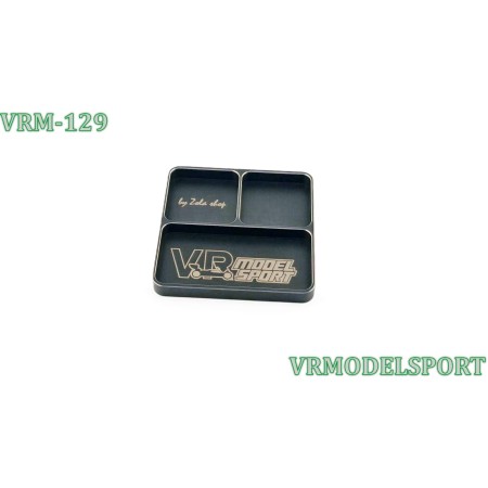 plateau aluminium pour vis et accessoires Vrmodelsport